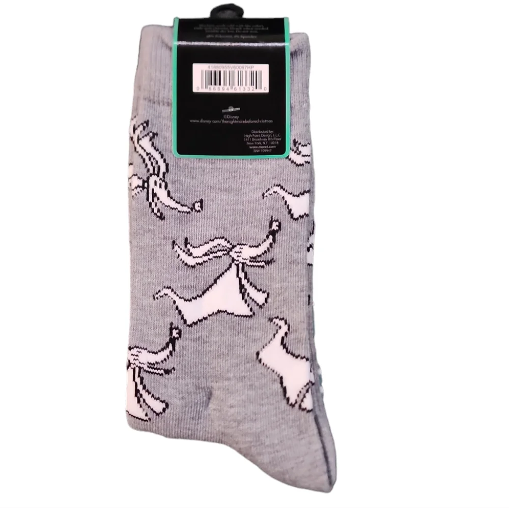 Disney Tim Burtons The Nightmare Before Christmas Socks 2 pair Size (6 1/2 -12).